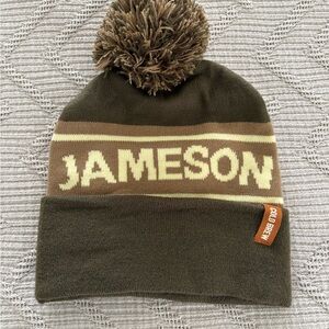 Jameson Brown Pom-Pom Beanie - Cold Brew